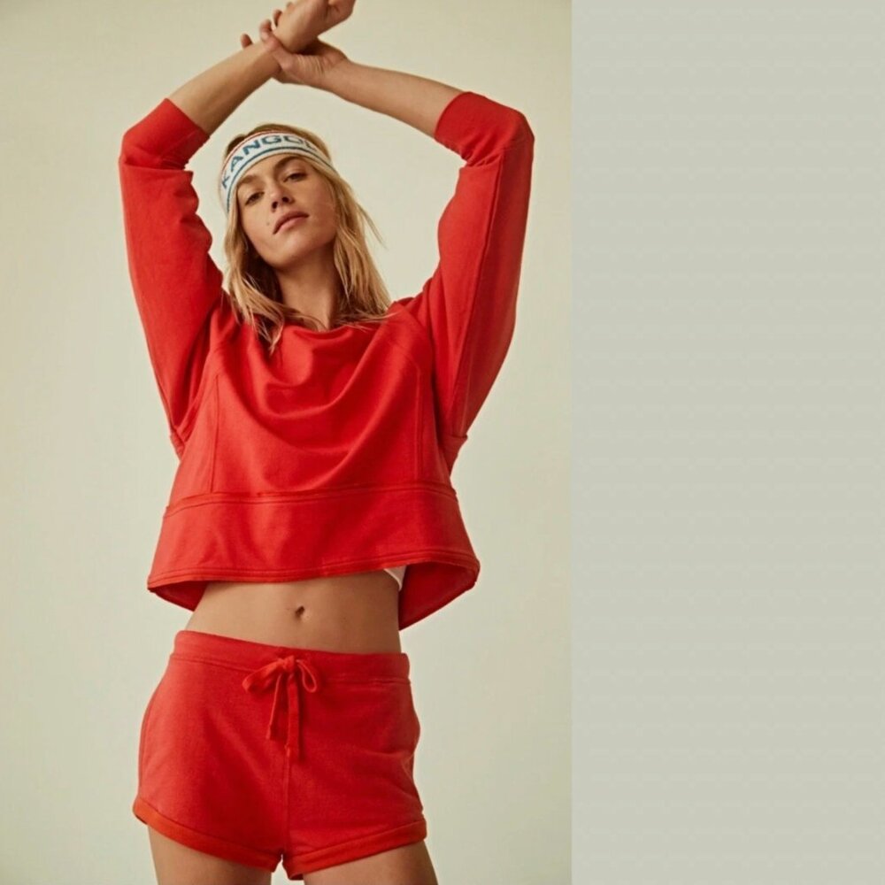 NWT FP Movement by Free People Where The Wind Blows Sweatshirt Long Sleeve Top